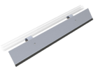 D&#233;flecteur pour barres de toit Kargo + en alu - En aluminium - 110 cm
